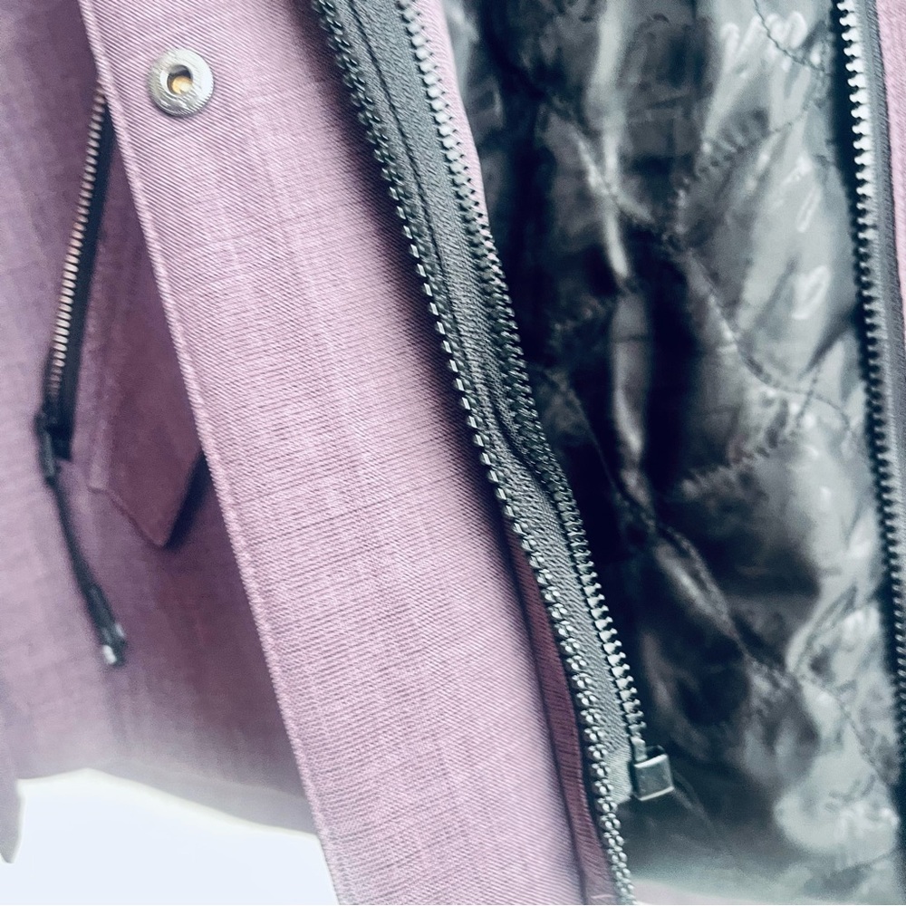 Double Zipper Front Hooded Jacket - Picture 12 of 15